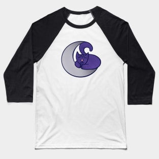 Cat Moon Baseball T-Shirt